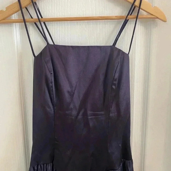 Nadine Vintage Rayon Made In USA Purple Dress Junior - Picture 3 of 10